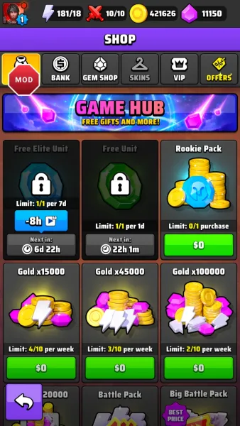 Black Deck — gold landing in the wallet right after claiming