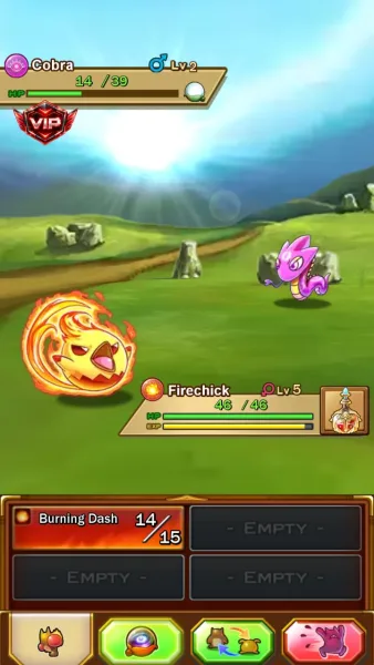 Bulu Monster — mod invincibility firechick hp stays full