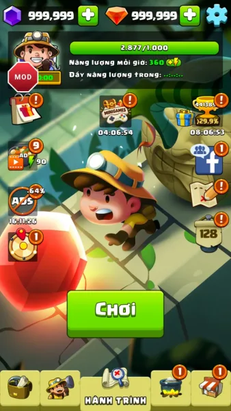 Diamond Quest: Don't Rush! — diamonds and gems modded to 999 999
