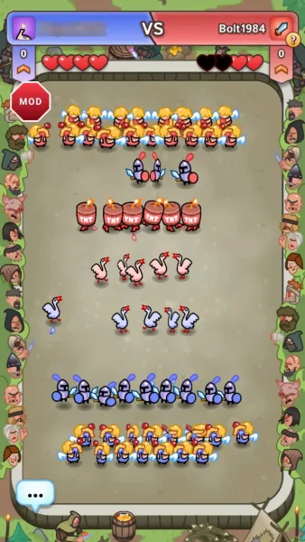 Draft Showdown — two armies lining up for battle