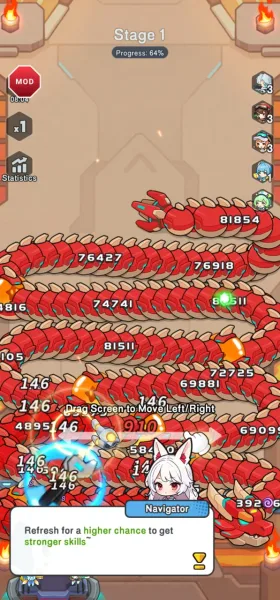 Dragon Fever TD! — a giant dragon filling the screen
