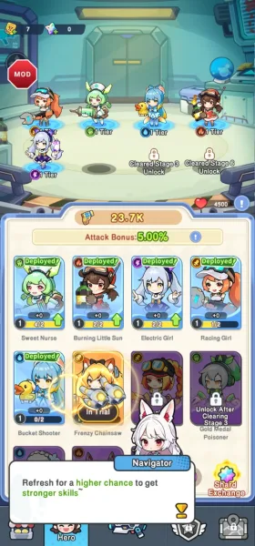 Dragon Fever TD! — a squad of six heroes