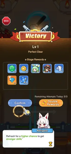 Dragon Fever TD! — level won with a perfect clear