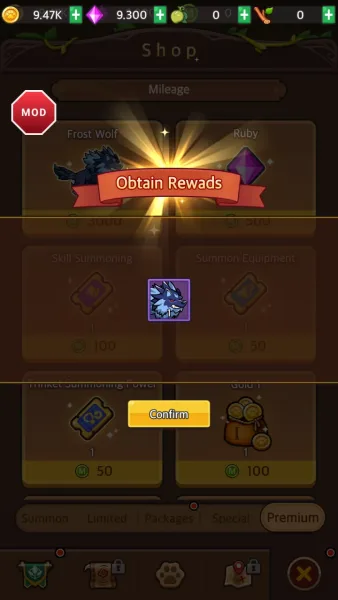 Druid Rising: Idle RPG — purchase limit removed by the mod