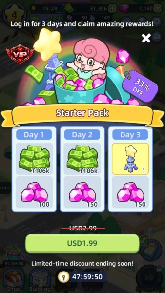 Happy Citizens - Mayor Sim — starter pack offer for 1 99