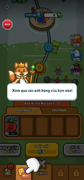 Harvest King: Farm TD Strategy — chapter map and lineup
