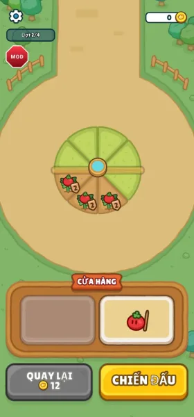 Harvest King: Farm TD Strategy — placing plants on the garden wheel