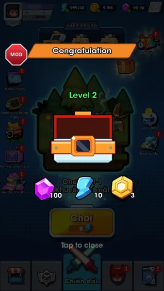 Hero Survival IO — modded gold rubies and stamina