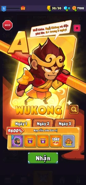 Survivor Kingdoms — buying a pack for free with the mod