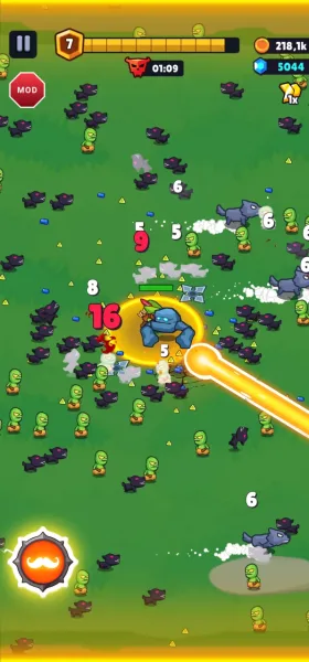 Survivor Kingdoms — invincible in the middle of a monster horde