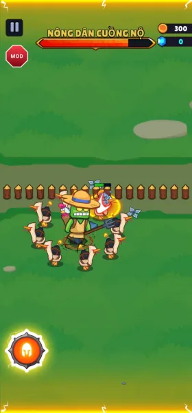 Survivor Kingdoms — the raging farmer boss of chapter one