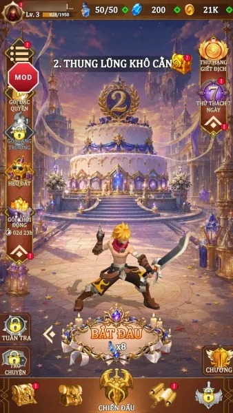 Legend of Survivors — the main lobby