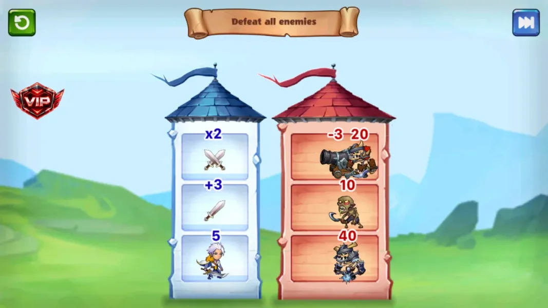 Mighty Party: Epic RPG Heroes — tower wars pickups x2 and plus 3