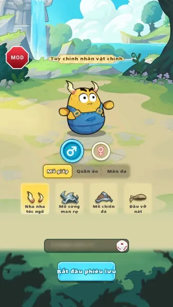 MiniHeroes — creating your potato character