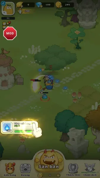 MiniHeroes — the potato world map