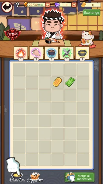 My Sushi Story — merge board five kinds of inspiration