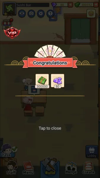 My Sushi Story — mod free beginner pack 300000 gold 80 diamonds