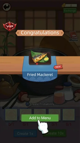 My Sushi Story — new dish fried mackerel