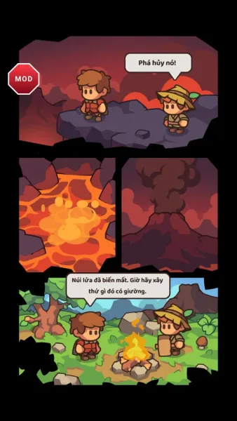 Ringdale: Idle Village — the opening comic panels