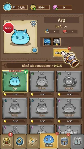 Slime Castle — Idle TD Game — the slime collection