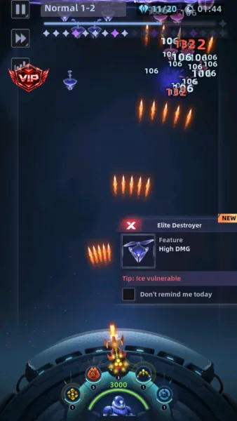 Space Outpost: Drone War — mod damage x10 shots hit for 106