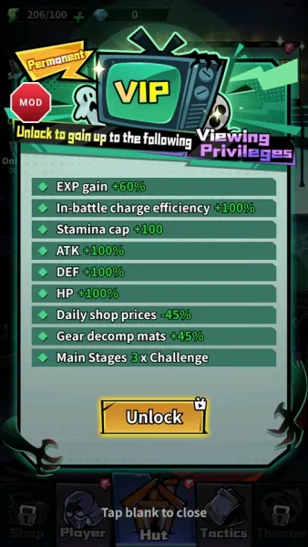 Spirit Detective — ad privilege vip tiers