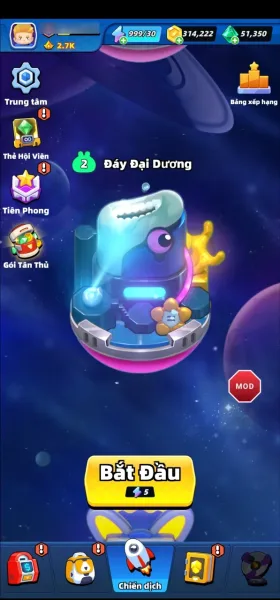 Star Blaster: Shooting Game — the main screen