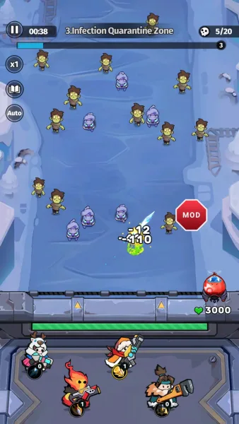 Survival Defense: Zombie — shooting zombies to defend the 3 000 hp wall