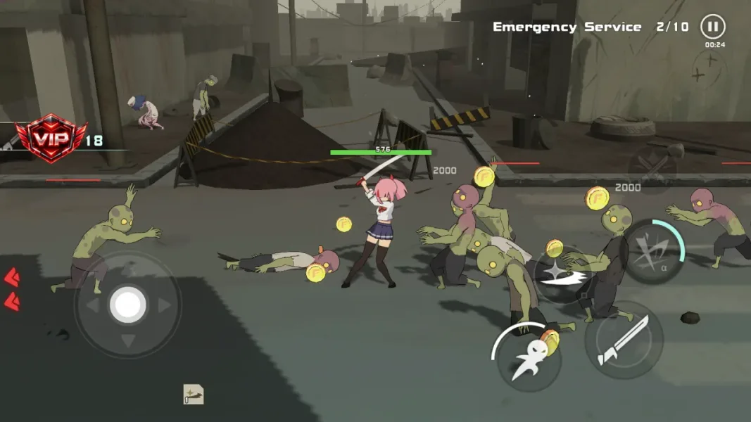 Swordash — mod x10 damage 2000 per hit hp stays at 576