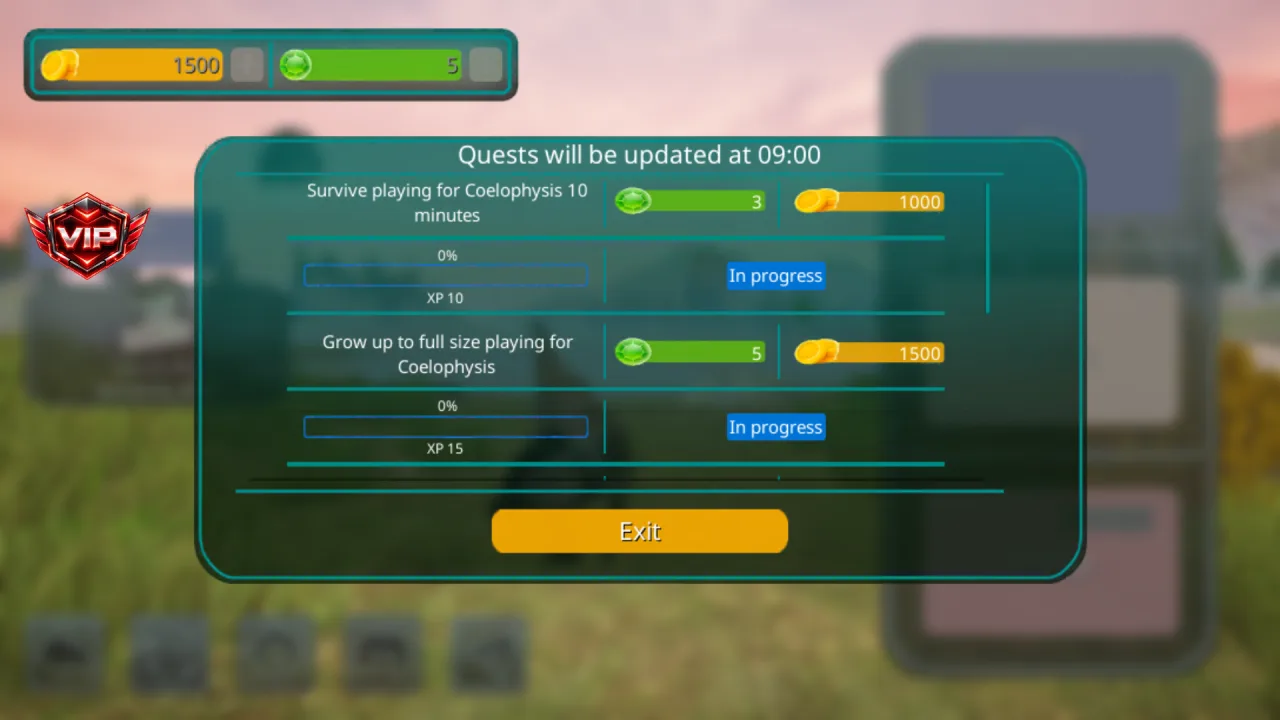 The Cursed Dinosaur Isle — daily quests pay gems and gold