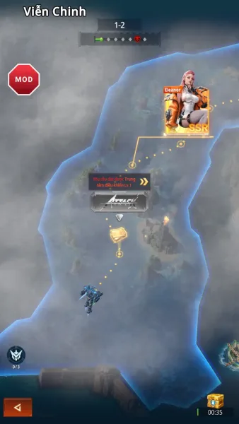 Titan Rush — expedition map of the flooded bay