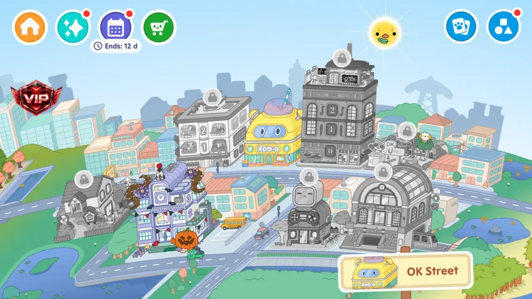 Toca Boca World — ok street gray locked buildings without the mod