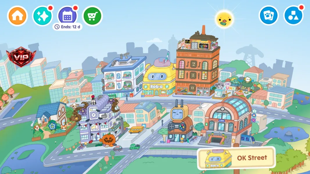 Toca Boca World — ok street map with every building unlocked